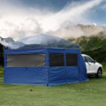 KAMPKEEPER 5pcs Sidewalls for 10X10 Commercial Instant Canopy Tent Converts Canopies into Tent for Camping with Removable SUV Tailgate (Canopy Pole/Shelter NOT Included) (Blue)
