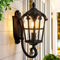 VIANIS Outdoor Wall Light Oil Rubbed Bronze Porch Lights Outdoor Dusk to Dawn Outside Lantern Fixtures Wall Mount 100% Aluminum Exterior Lighting Fixtures for House Garden Patio Entryway
