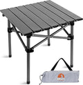 Opliy Portable Folding Camping Table for 2-4 Persons Aluminum Collapsible Table Lightweight with Carry Bag for Camping Hiking Picnics BBQ Beach Trips &amp Tailgating
