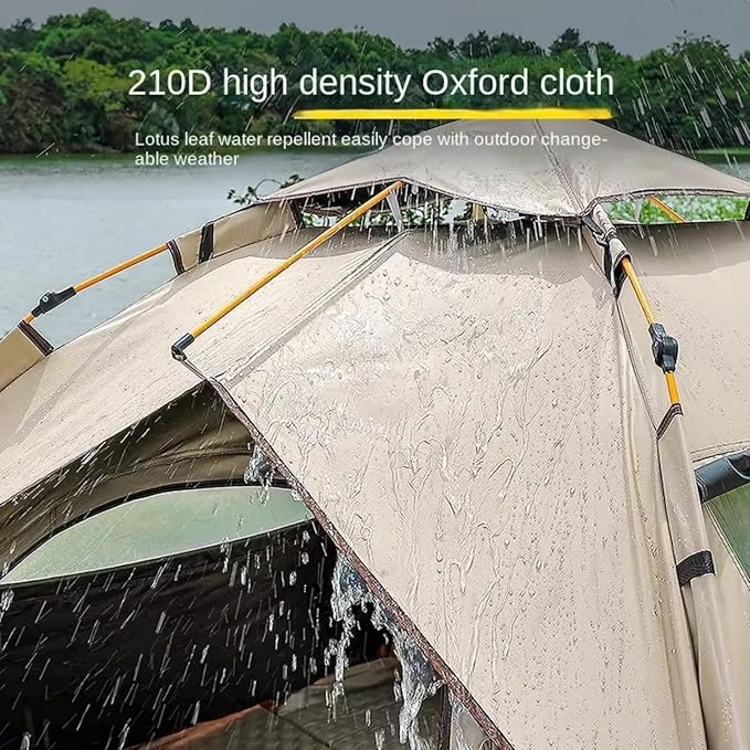 2 Person Tent for Camping Instant Pop Up Camping Tent with Screen Porch Family Tent for Outdoor/Hiking/Traveling with Tote Bag Camp Dome