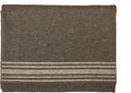 Farm Blue Wool Blanket Military Style - Thick &amp Lightweight Army Camping Blankets 80x62 - Large Camp Survival Blankets - Car Hiking Backpacking &amp Festivals (French Olive with a Light Tan S