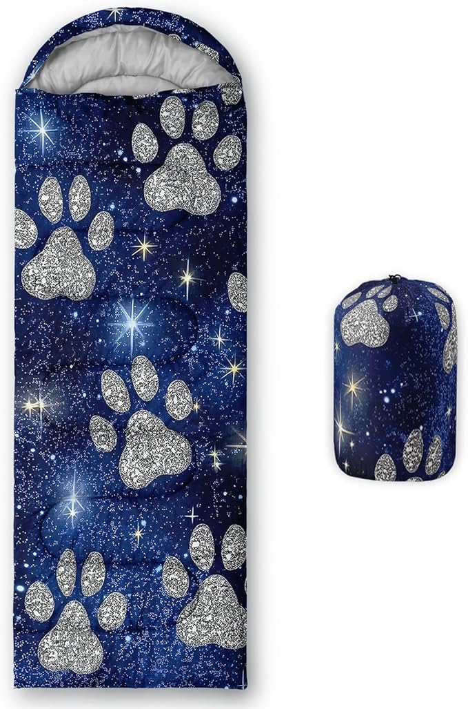 AILONEN Cartoon Camping Sleeping Bag for Boys Girls AdultsLightweight &amp Waterproof3 Season Warm &amp Cold WeatherPortablePrinted Sleeping BagTravelingCampingHiking