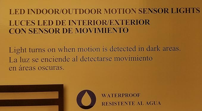Motion Sensor LED Indoor/Outdoor Lights (Pack of 3)