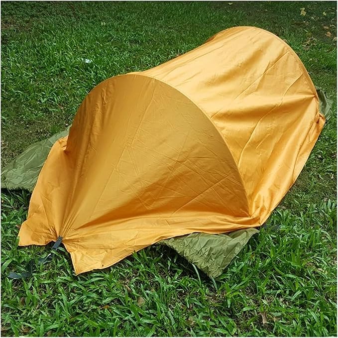 Compatible For Travel Mosquito Net Hammock Waterproof Outdoor Camping Hiking Integrated Tent(Camouflage)