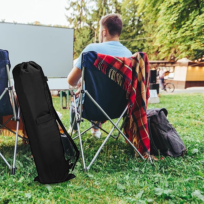 YOKIVE 900D Camp Chair Replacement Bag Oxford Camping Carry Bag with Side Pocket | Store Portable Fold-Up Camping Chair Great for Camping Green (47)