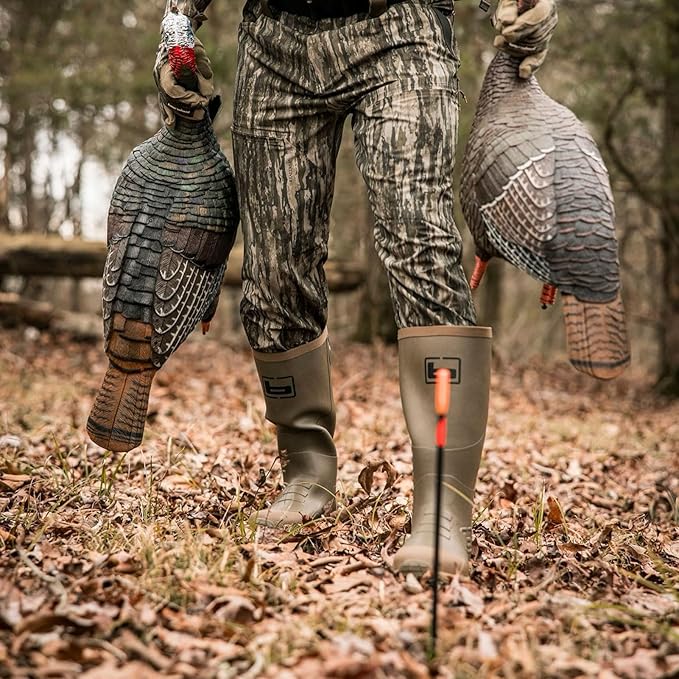 Avery GHG RealMotion Fiberglass Field Stakes with Motion Limiter Tops | for Hunting Motion System Decoy - 12 Pieces per Pack