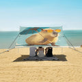 Capybara Umbrella Camping Sun Shelter Beach Tent Portable Beach Sun Shade Outdoor Canopy for Camping Trips Fishing Picnic