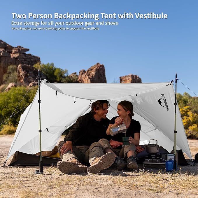 Naturehike Mongar Pro 1/2/3 Person Backpacking TentWaterproof Nylon Easy Setup Lightweight Camping Tent