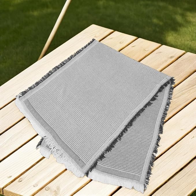 Multifunctional Picnic Mat Breathable Cotton Camping Blanket for Outdoor Gatherings Car Trunk Use and Family Picnics Compact and Easy to Clean Design