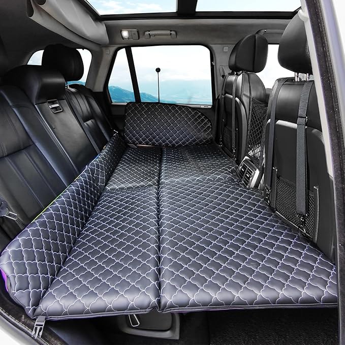 Non Inflatable Truck Bed Air Mattress for Large Truck Car Travel Camping Back Seat Extender for F150/RAM 1500/Silverado/Ranger/GMC/Tundra/Tacoma