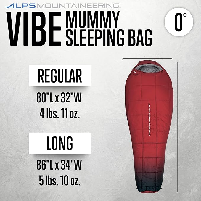 ALPS Mountaineering Sleeping-Bags Vibe 0°