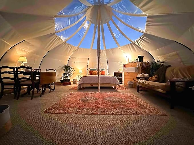 Astral Luxury Tent - 3 Sizes - Waterproof/Four Season/Glamping/Events/Resorts (13 Feet / 2 Doors)
