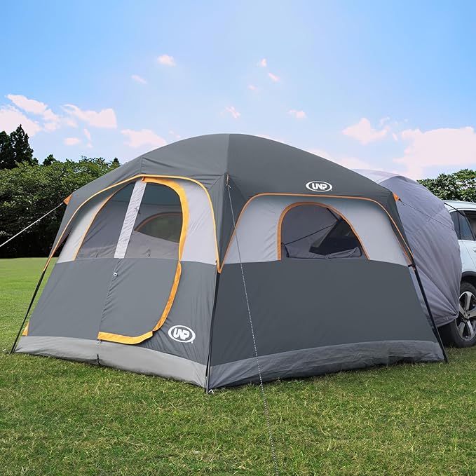 UNP SUV Tent for Camping 6-Person SUV Tailgate Tent - Easy Set Up with Rainfly 10'x9'x78in(H)