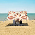 Cute Lion Character Camping Sun Shelter Beach Tent Portable Beach Sun Shade Outdoor Canopy for Camping Trips Fishing Picnic