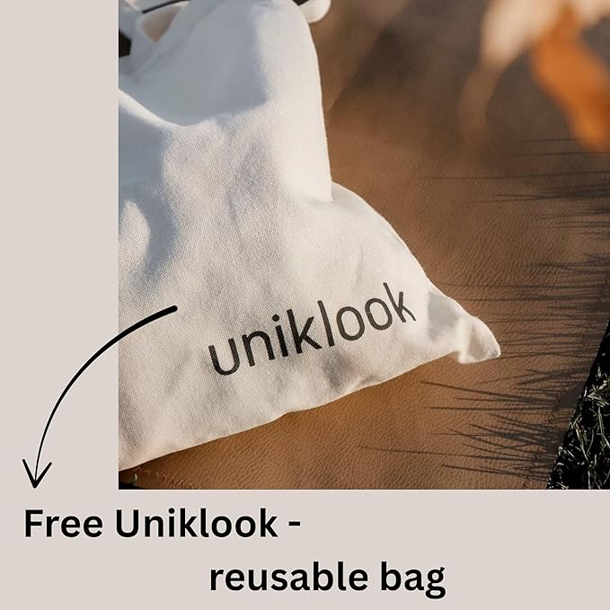 Uniklook Vegan Leather Reversible Multipurpose Paly mat Kids Infant Picnic Blanket - Waterproof Baby Splat mat for High Chair Sand Proof Beach Blanket Indoor Outdoor (Blanc Terra)