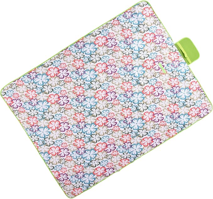 Large Water - Picnic Blanket 145x200cm | Sandproof Oxford Fabric for Camping/Beach/Backyard | Portable Foldable Outdoor Blanket with Carry Bag | Machine Washable