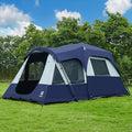 EVER ADVANCED 10 Person Camping Blackout Design Tent Multi Room Tent for Family Large Tents with Rainfly and Carry Bag 2 Doors Water-Resistant 14ft x 10ft x 84in
