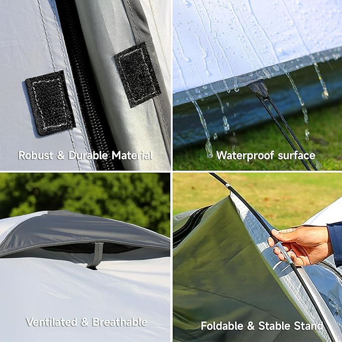 EchoSmile Camping Tent for 2-3 Person Waterproof Dome Tent with Vestibule Ultralight Easy Setup for Outdoor Camping 3 Season