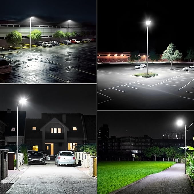 10000W Solar Street Light 7000K Solar Lights Outdoor Waterproof Motion Sensor Solar Security Light IP66 Waterproof Solar Street Lights Outdoor Dusk to Dawn for Parking Lot Yard Farm