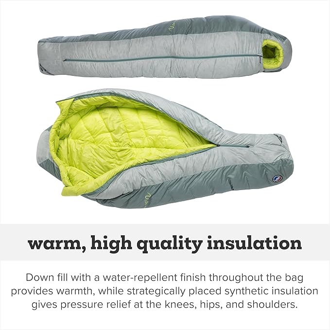 Big Agnes Womens Sidewinder SL 650 DownTek Sleeping Bag