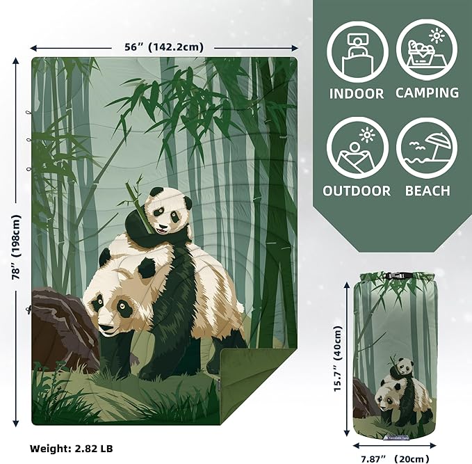 Camping Blanket Puffy - Outdoor Stadium Blanket Wearable Lightweight Packable Machine Washable Camping Quilt for Traveling Picnic Beach Party