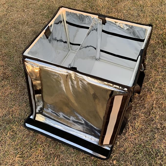 SA&ampMC Pizza Food 62L Delivery Bag Bundle with Rear Plastic Rack for Motorcycle Delivery Drivers