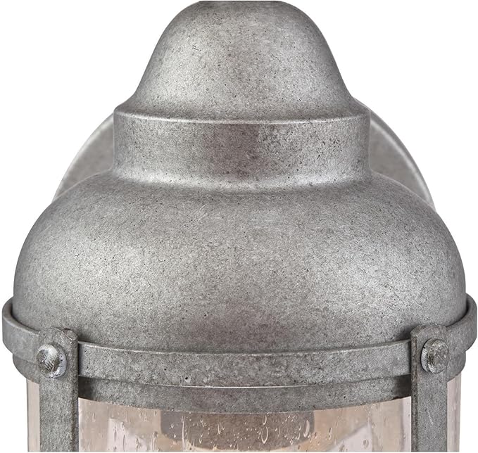 Westinghouse 6357700 Rezner One-Light Outdoor Wall Fixture Galvanized Steel