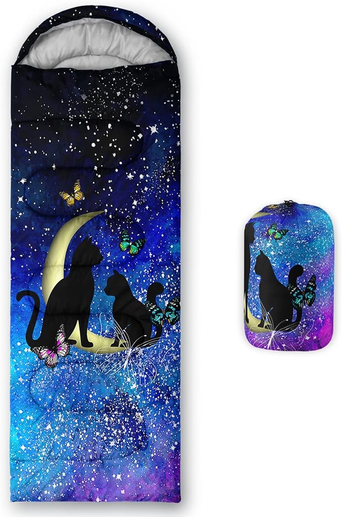 Axolotl Unicorn Sleeping Bag for Kids Boys Girls–Lightweight Warm Cold Weather Sleeping BagsWaterproof Portable Sleeping Bag with Compression Sack for Camping Backpacking Outdoor Indoor