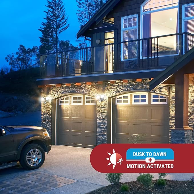 HALO Next Gen Solar-Powered LED Security Floodlight 3 Head w/Motion Sensing Dusk to Dawn Adjustable Brightness - White