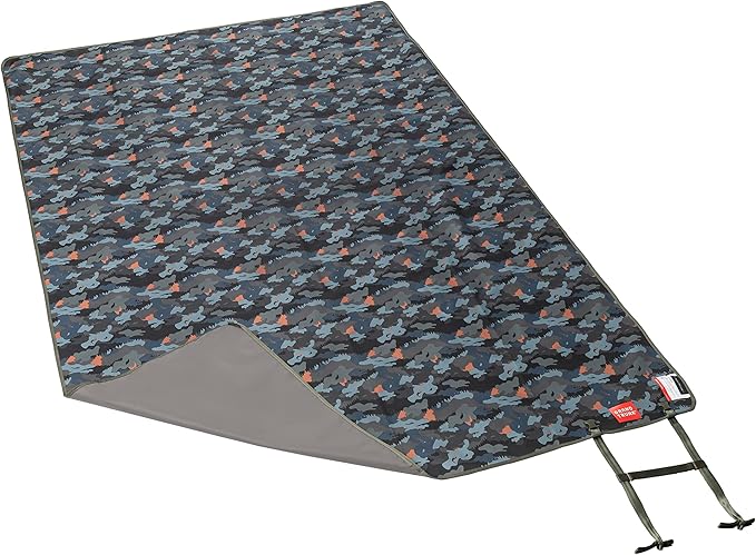 GRAND TRUNK Meadow Mat Large | Waterproof Outdoor Picnic Blanket with Stakes Lightweight &amp Packable for Beach Camping &amp Parks | Urban Camo
