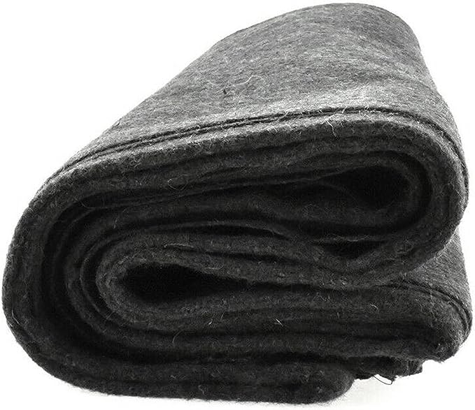 1 Wool Blanket Outdoor Cover Military Camping Survival Warm 51x80 2lbs Large Outdoors Camping Stadium Blanket Picnics Travel Moving Survival Kit Camp Sleeping Outdoor Furniture Blanket Car Home