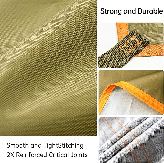 Free Soldier Waterproof Portable Tarp Multifunctional Outdoor Camping Traveling Awning Backpacking Tarp shelter Rain Tarp