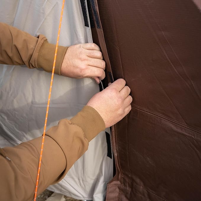 Gazelle Backcountry™ T10 Vestibule – 39 sq. ft. Enclosed Extension Room for Backcountry T10 Shelter Ripstop Polyester Construction Zippered Panels Includes All Terrain Stakes GBCA01