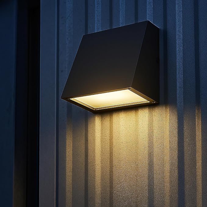 TRANS GLOBE Lighting I Celestia 5 Inch LED 3000K Outdoor Wall Light | Bronze Finish with Frosted Glass I 1288 Lumens | Dark Sky Outdoor Down Light | Modern Contemporary Fixture I LED-51560 BZ