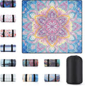 80x80 Waterproof Picnic Blankets Outdoor Oversized Sand Free Beach Blanket Portable Couples Yoga Meditation Mat Lawn Patio Concert Necessities Summer Vacation Garden Camping Essentials Gifts