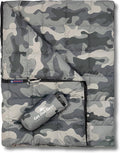 Get Out Gear Down Camping Blanket - Puffy Packable Lightweight and Warm | Ideal for Outdoors Travel Stadium Festivals Beach Hammock | 650 Fill Power Water-Resistant Backpacking Quilt