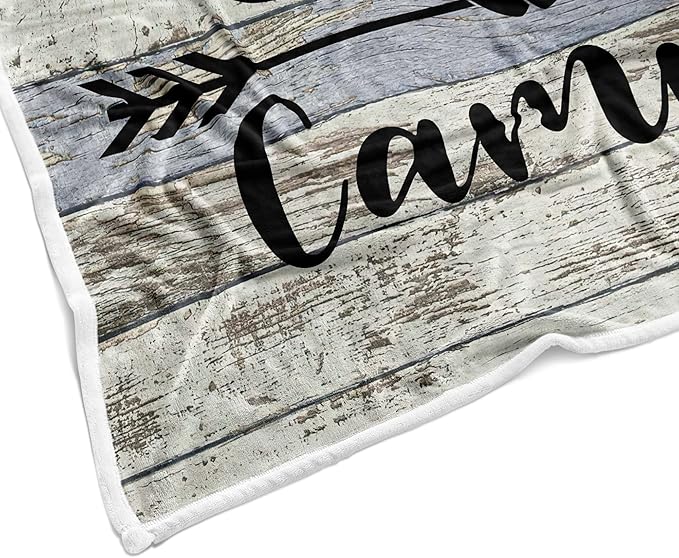 Travel Throw BlanketOutdoor Throw Blanket Camping Blanket for Women Men Kids Adults Blankets Gift for Camping Lovers Camping Decor for Bedding RV Campsite Hiking