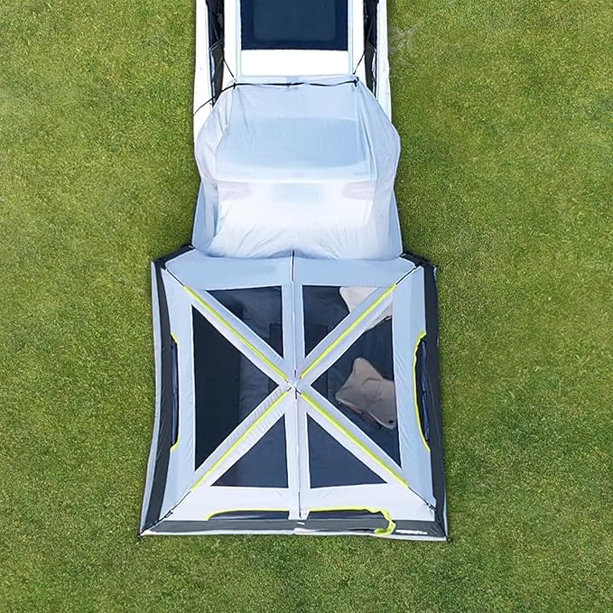 UNP SUV Tent for Camping 6-Person SUV Tailgate Tent - Easy Set Up with Rainfly 10'x9'x78in(H)