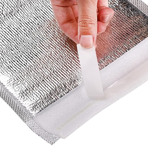 ZEAYEA 30 Pack Reusable Insulation Bags Thermal Box Liners for Cold and Hot Food Insulated Shipping Mailers Envelope Bags Waterproof Insulation Package for Lunch Food Bento Camping Picnic 3 Size