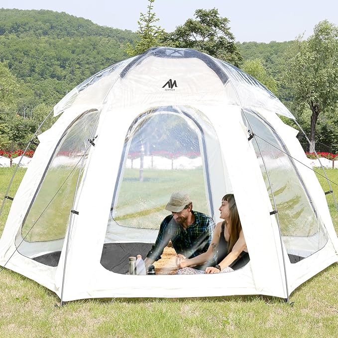 Bubble Tent AYAMAYA 10x10 FT Screen House for 4-6 People Outdoor Sports Tent Canopy with Mesh Mosquito Netting for Patio Camping Backyard and Outside Activities Weatherproof Sun Shelter