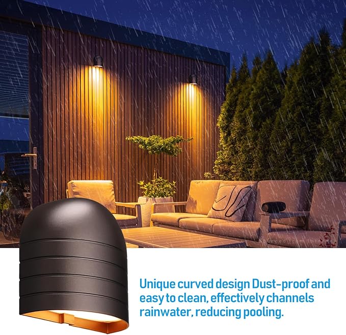 LEONLITE 12-Pack Update 5CCT Low Voltage LED Deck Lights 250LM Ultra Bright Fence Down Light 12-24V AC/DC Anti Glare Step Railing Light CRI90 1800K/2700K/3000K/4000K/5000K IP65 Oil Rubbed Bronze