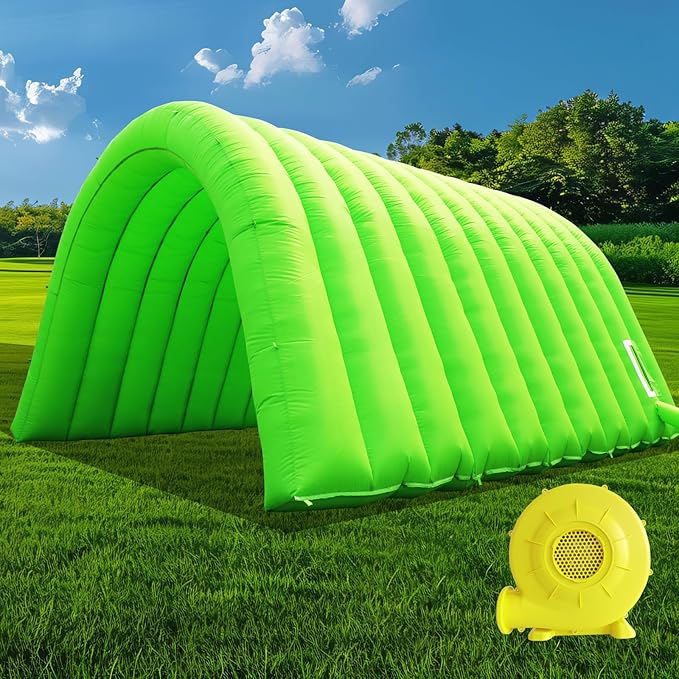 Inflatable Tunnel Sports Tunnel Entrance with Blower Football Tunnel Tent Entryway for Business Advertise Party Exhibition Promotion StreetShopSupermarketSchool