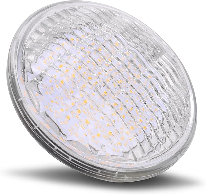 PAR36 LED 12 Watt Light Bulb Outdoor Garden Landscape Lighting Low Voltage 12V AC DC AR111 G53 Underwater Industrial Waterproof IP65 Lamp 6000k Pure White 12 Volt Swimming Pool Deck Lights Value 2Pack