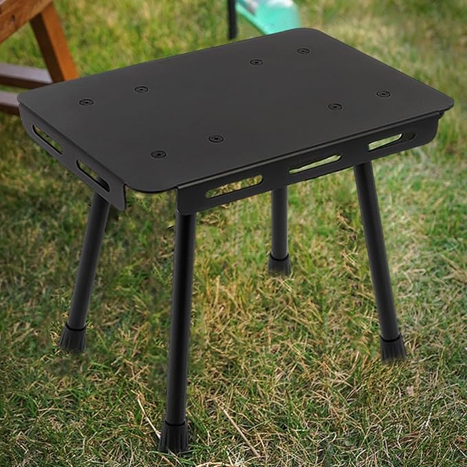 Portable Folding Table - Foldable Camping Table Sturdy Picnic Desk | Multi-Purpose Outdoor Utility Station Lightweight Setup for Beach Hiking Travel Backyard Adventure Dining Events