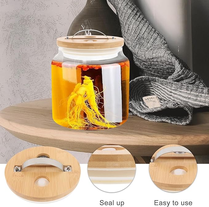 Lid with Exhaust Valve for 15cm Glass Storage Jar Reusable Juice Dispenser Lid with Manual and Automatic Vent for Beverage Containers