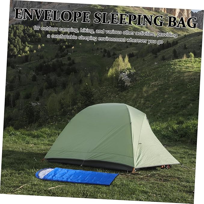 Warm Envelope for Adults Lightweight Hollow Cotton Insulated Outdoor Camping Gear Wide Design for Backpacking Hiking and Cold Weather Travel