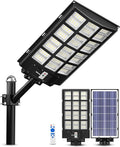 Ofuray Solar Street Lights OutdoorSolar Security Flood Lights Parking Lot Lights Commercial Dusk to Dawn 6500k Waterproof Led with Remote Control Motion for StreetCourtBarn (Of-5600W 560000Lm)