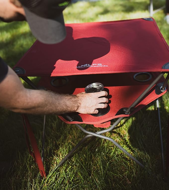 ALPS Mountaineering Eclipse Portable Compact Camping and Game Table with Carry Bag