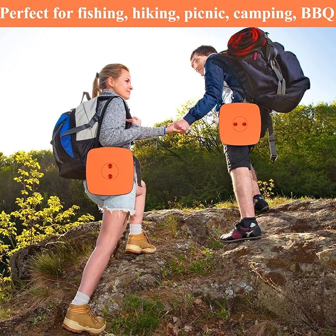 Fishboy Upgraded Collapsible Stool 400lbs Max Weight Lightweight But Sturdy Portable Retractable Folding Telescoping Foldable Camping Stool for Adults Outdoor Fishing Hiking BBQ