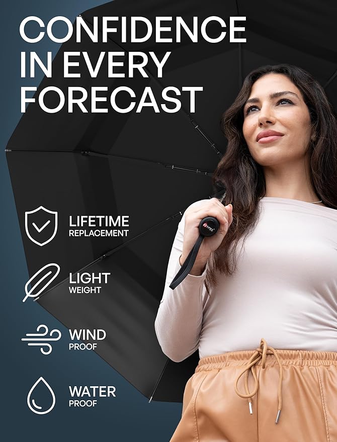 Everlasting Comfort Cooler Backpack Chair and Travel Umbrella – Built-in Seating and Weather Protection for Beach Park and Outdoor Events